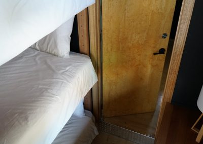 Cabin bunks in bedroom