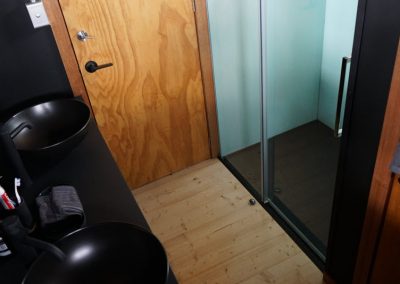 Modern bathroom in cabins